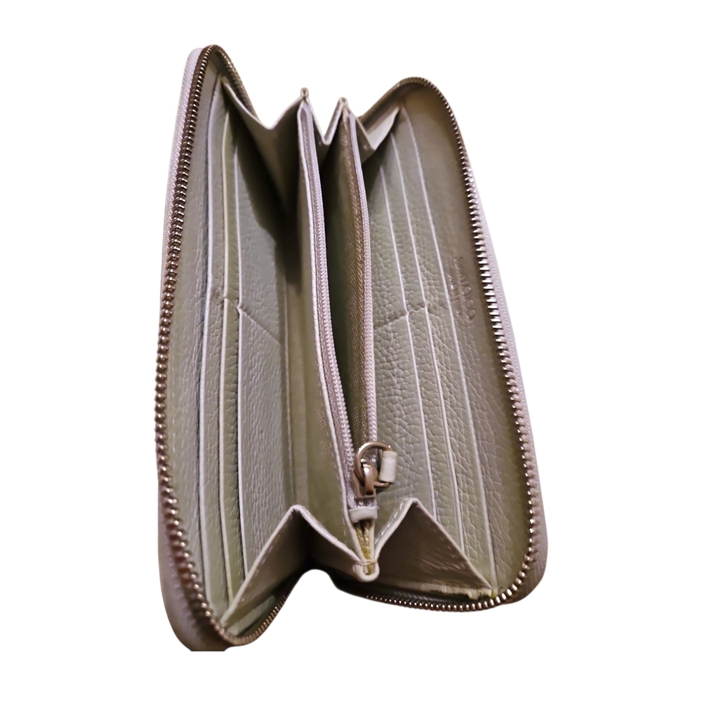 Jimmy Choo Filipa Cream Star-Studded Long Zip-around Wallet, Dust Cover, COA - Picture 4 of 8